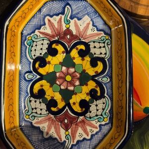 Colorful Ceramic Decorative Plate
